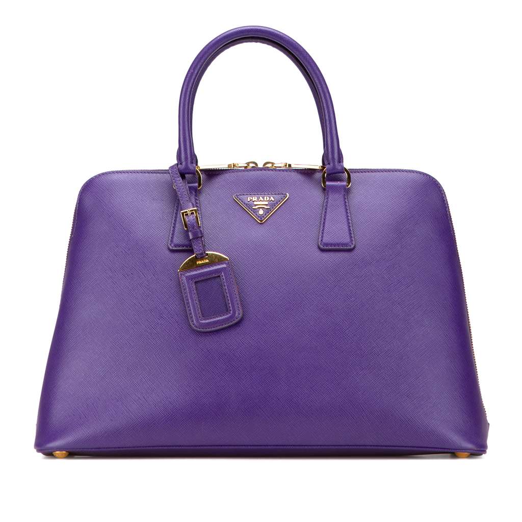 Prada Large Saffiano Lux Promenade Satchel