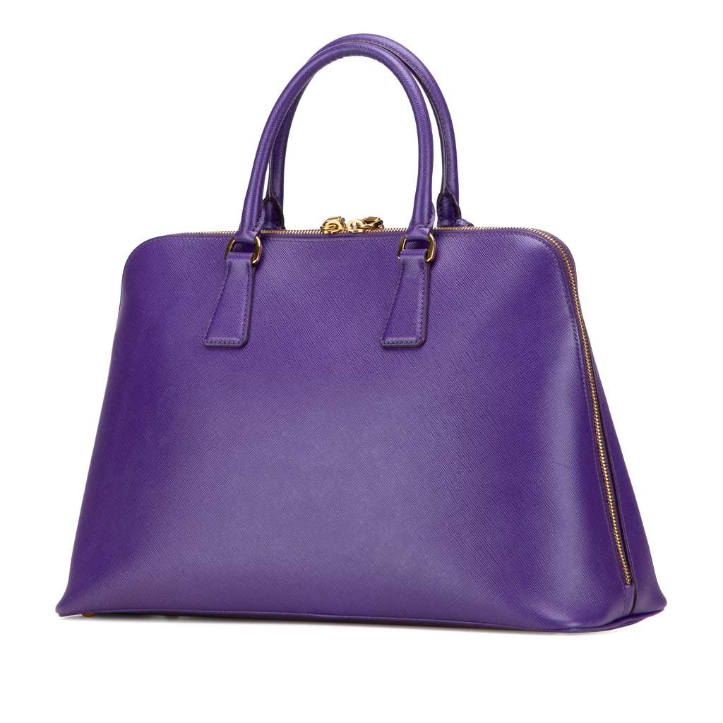 Prada Large Saffiano Lux Promenade Satchel - 2