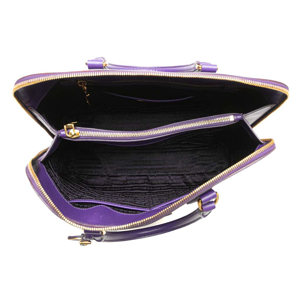 Prada Large Saffiano Lux Promenade Satchel - 4