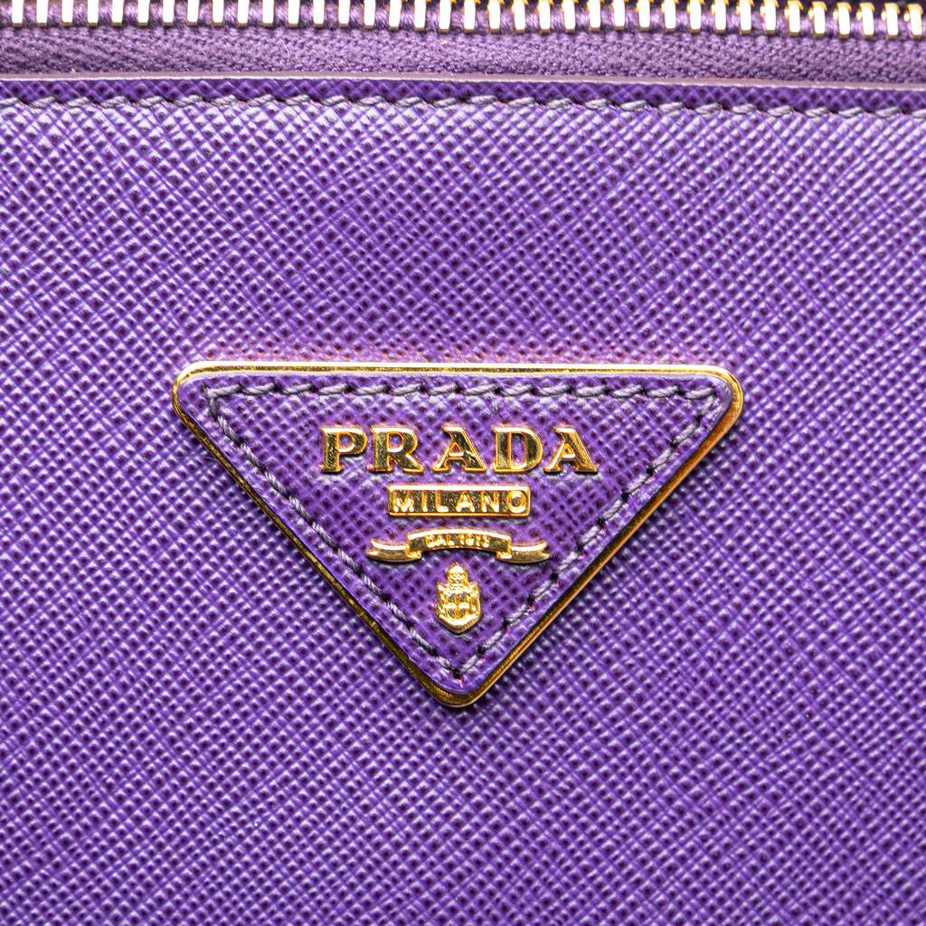 Prada Large Saffiano Lux Promenade Satchel - 5