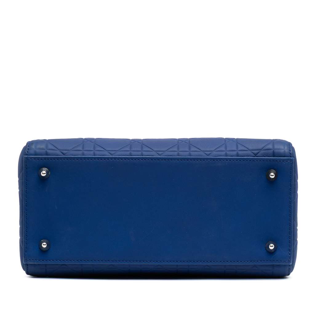 Dior Medium Lambskin Cannage Lady Dior - Image 6