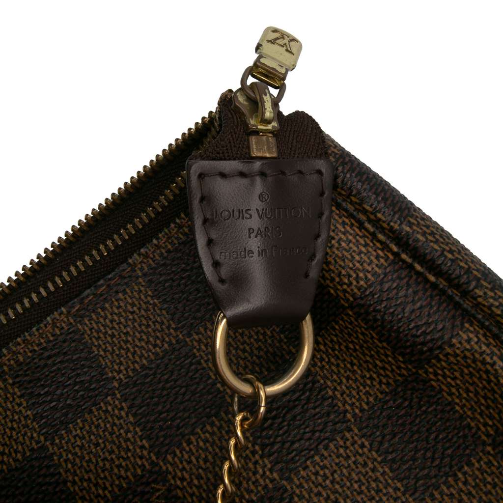 Louis Vuitton Damier Ebene Mini Pochette Accessoires - Side view