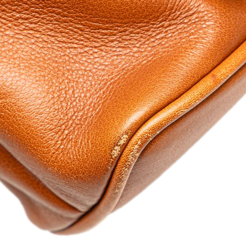 Gucci Leather Bamboo Drawstring Backpack - Image 10