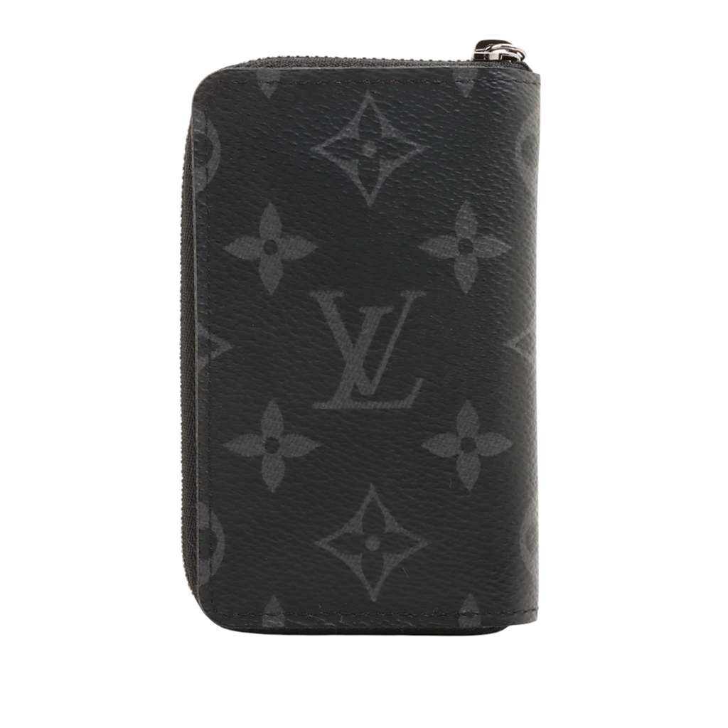 Louis Vuitton Monogram Eclipse Vertical Zippy Coin Purse