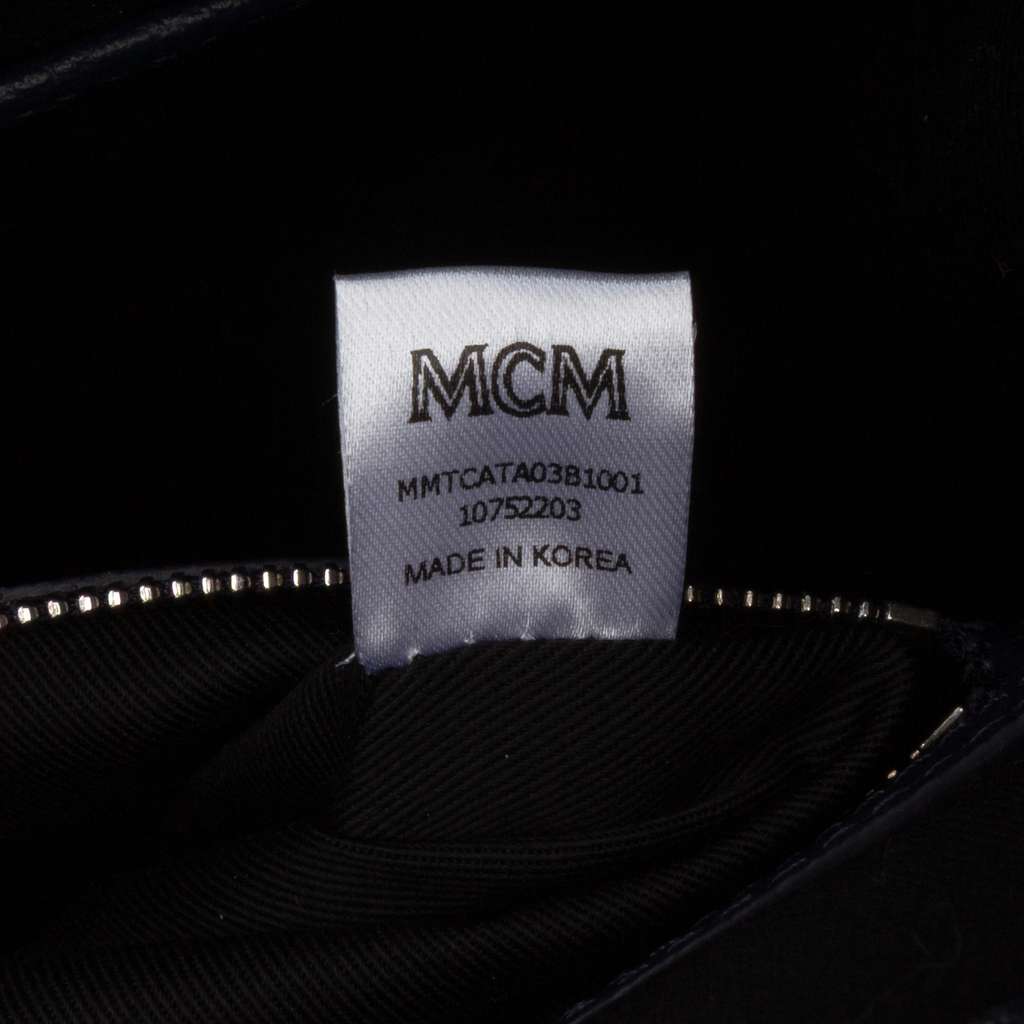 Mcm Small Grained Calfskin Camouflage Aren Tote - Detail 1