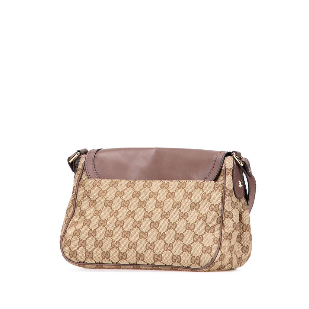 Gucci GG Canvas Sukey Crossbody - Back view