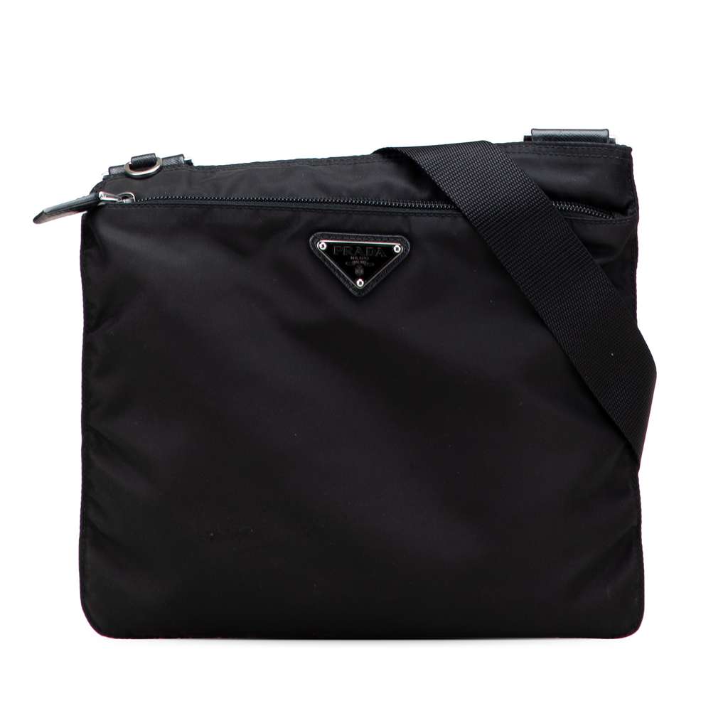 Prada Tessuto Zip Top Crossbody