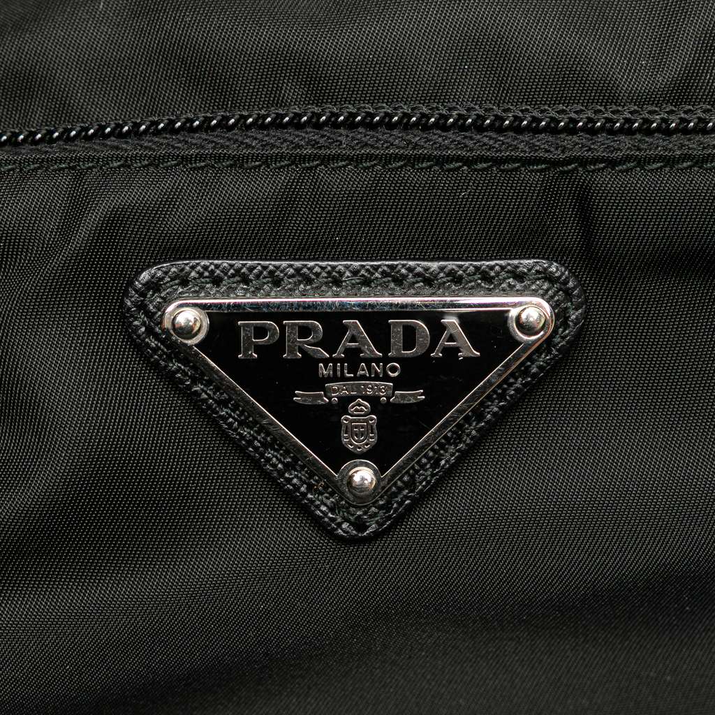 Prada Tessuto Zip Top Crossbody - Side view