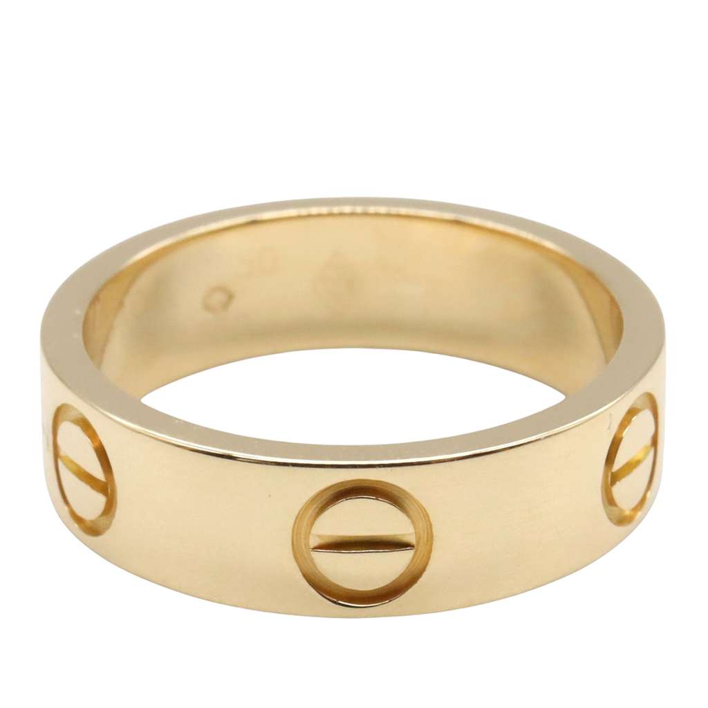 Cartier 18K Yellow Gold Classic Love Ring - 2
