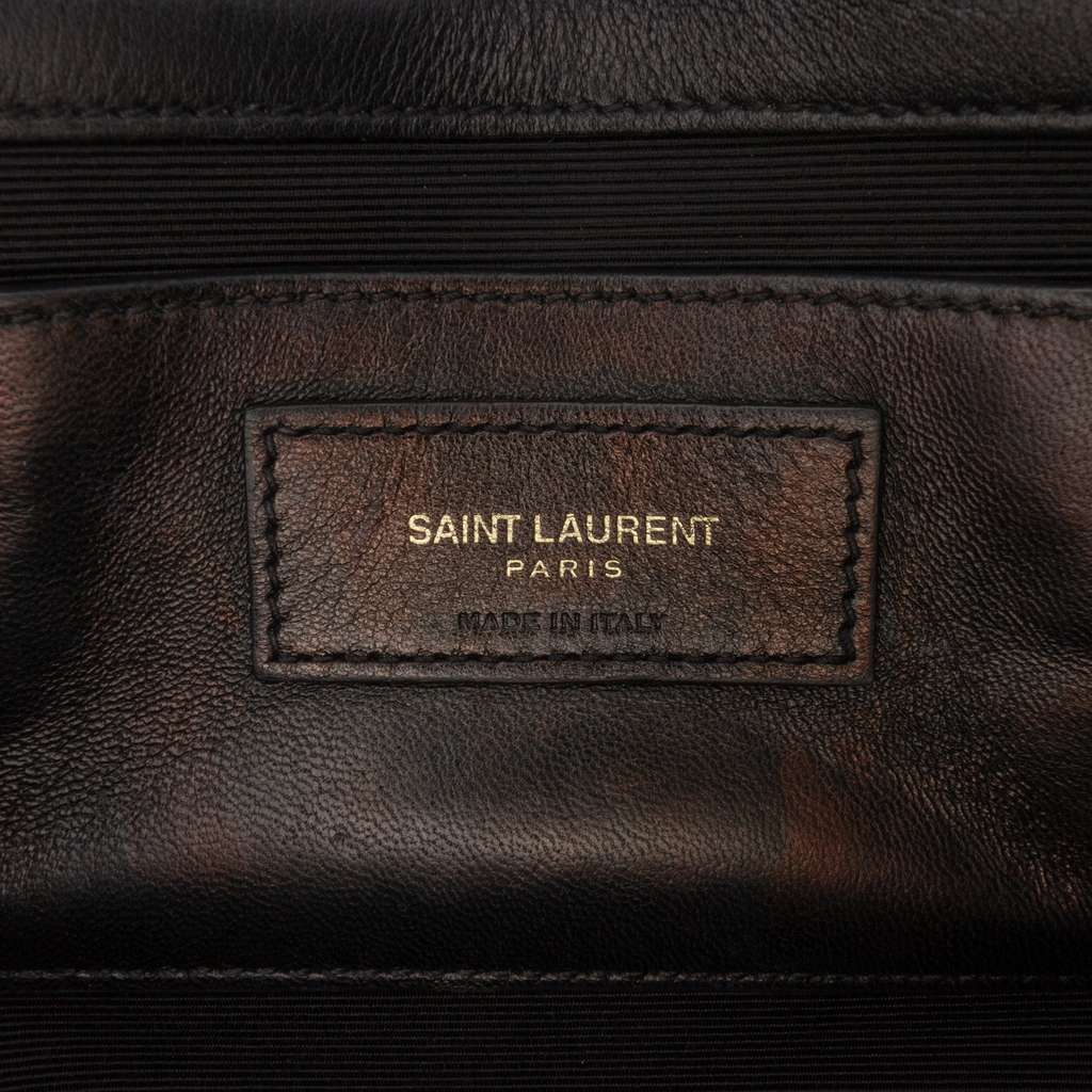 Saint Laurent Medium Lambskin Cloud Star Patchwork Monogram Kate Crossbody - Side view