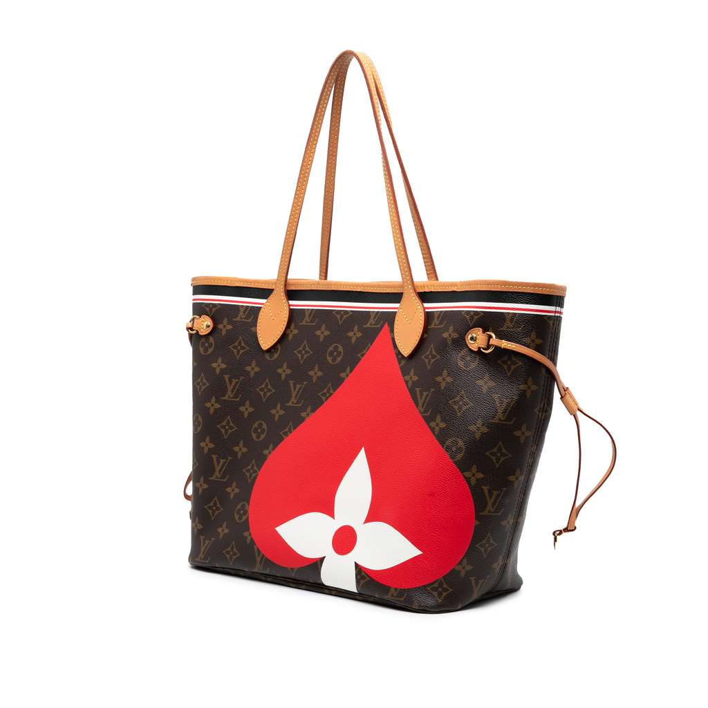 Louis Vuitton Monogram Game On Neverfull MM - Back view
