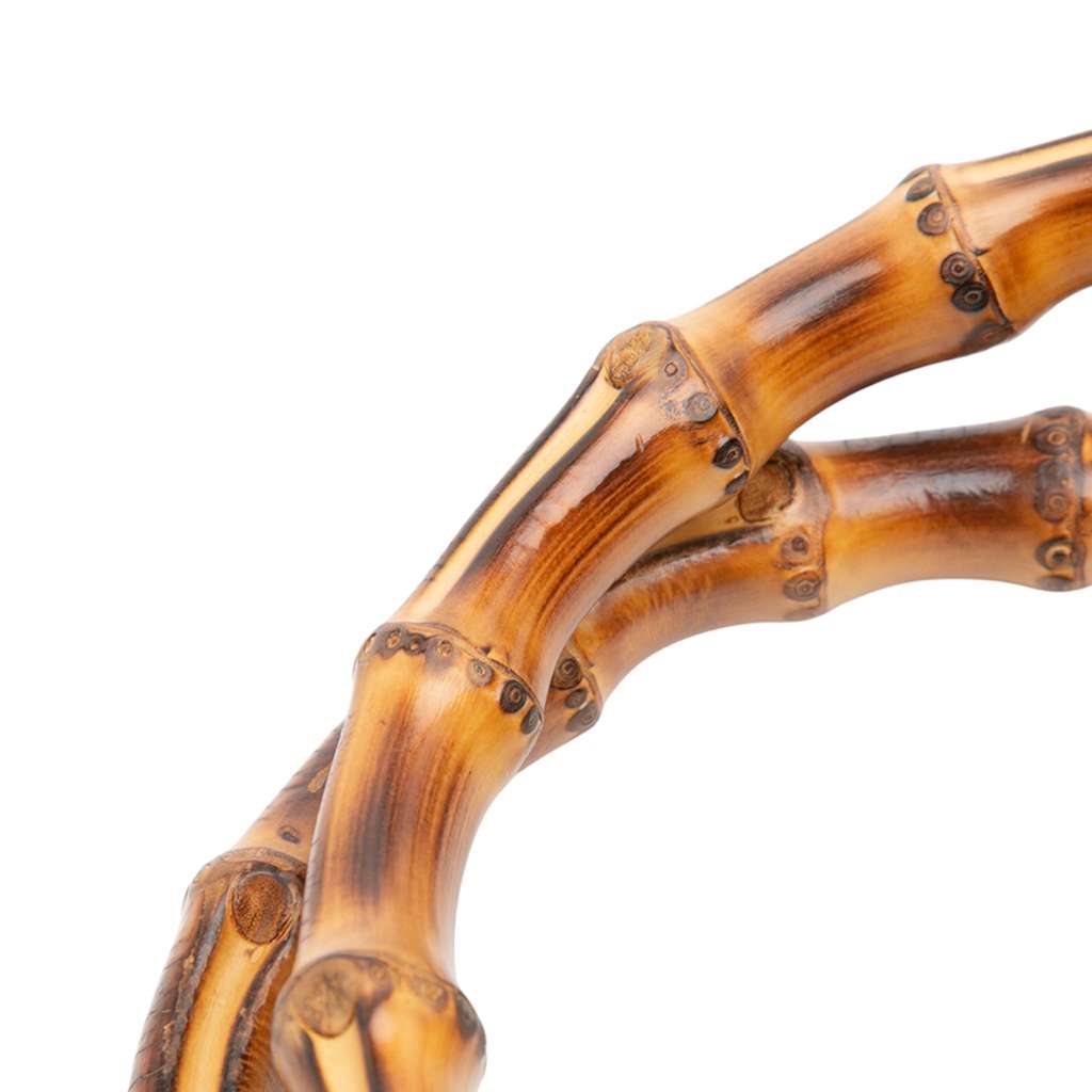 Gucci Small Calfskin Bamboo Shopper Satchel - Image 12