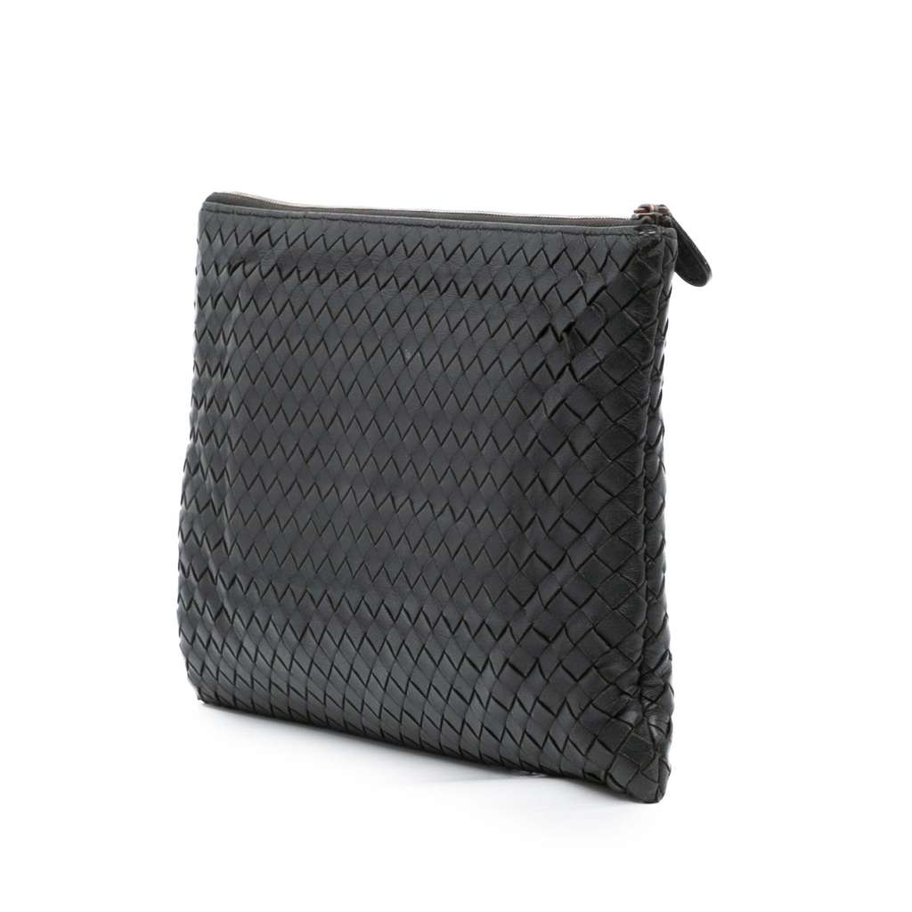 Bottega Veneta Nappa Intrecciato Clutch - Back view