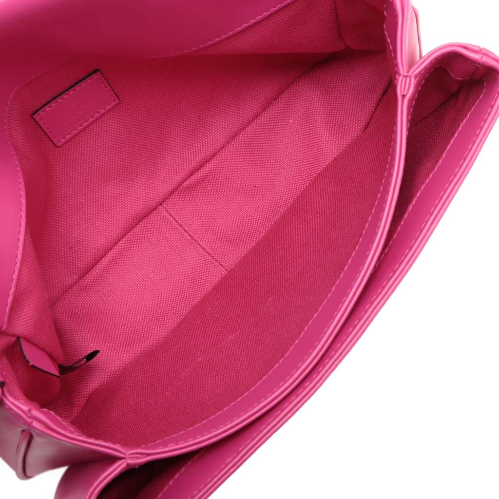 Gucci Small Calfskin GG Marmont 2.0 Satchel - 3