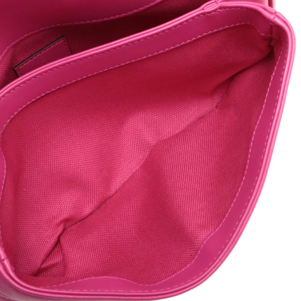 Gucci Small Calfskin GG Marmont 2.0 Satchel - 4