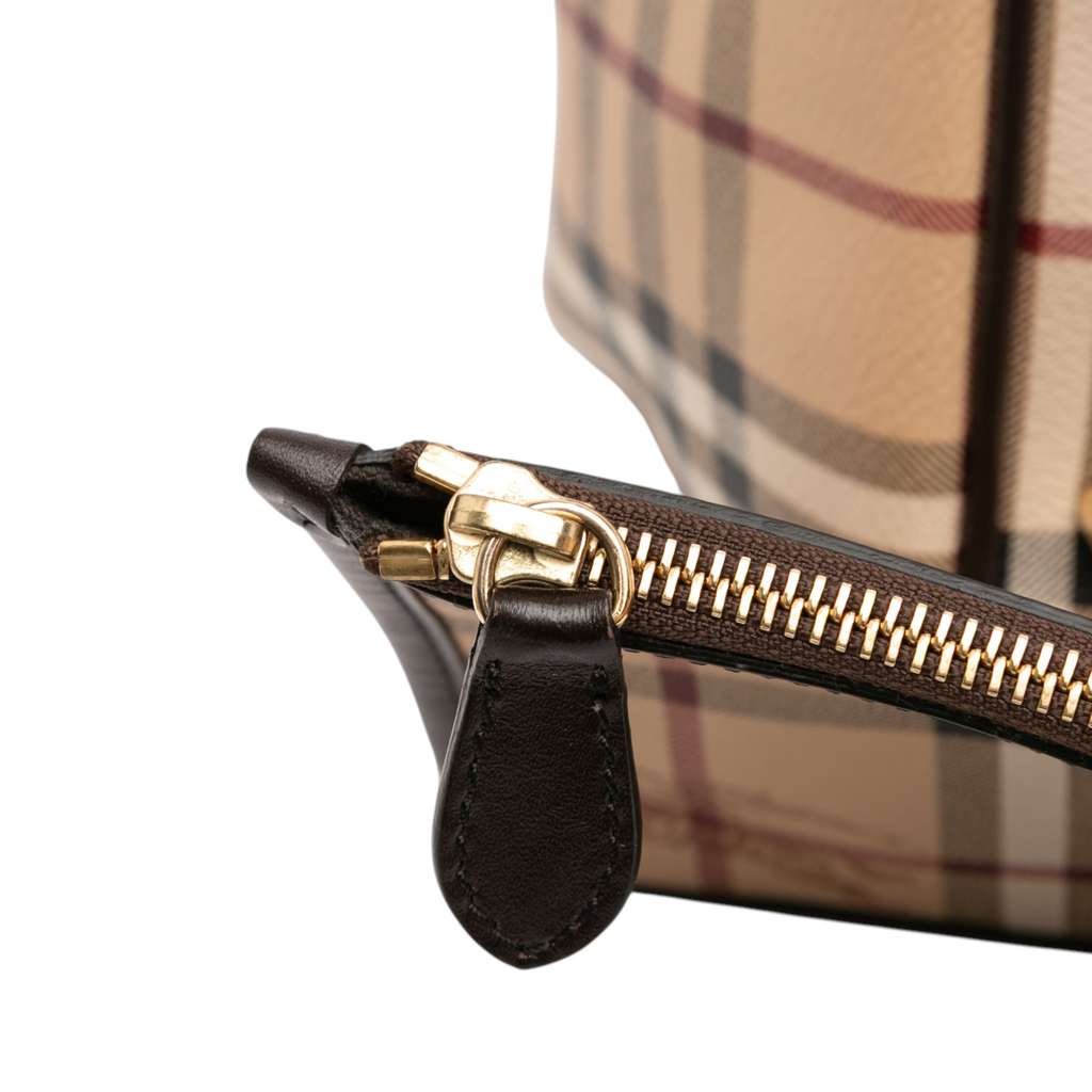 Burberry Small Haymarket Check Coated Canvas Canterbury Tote - Detail 2