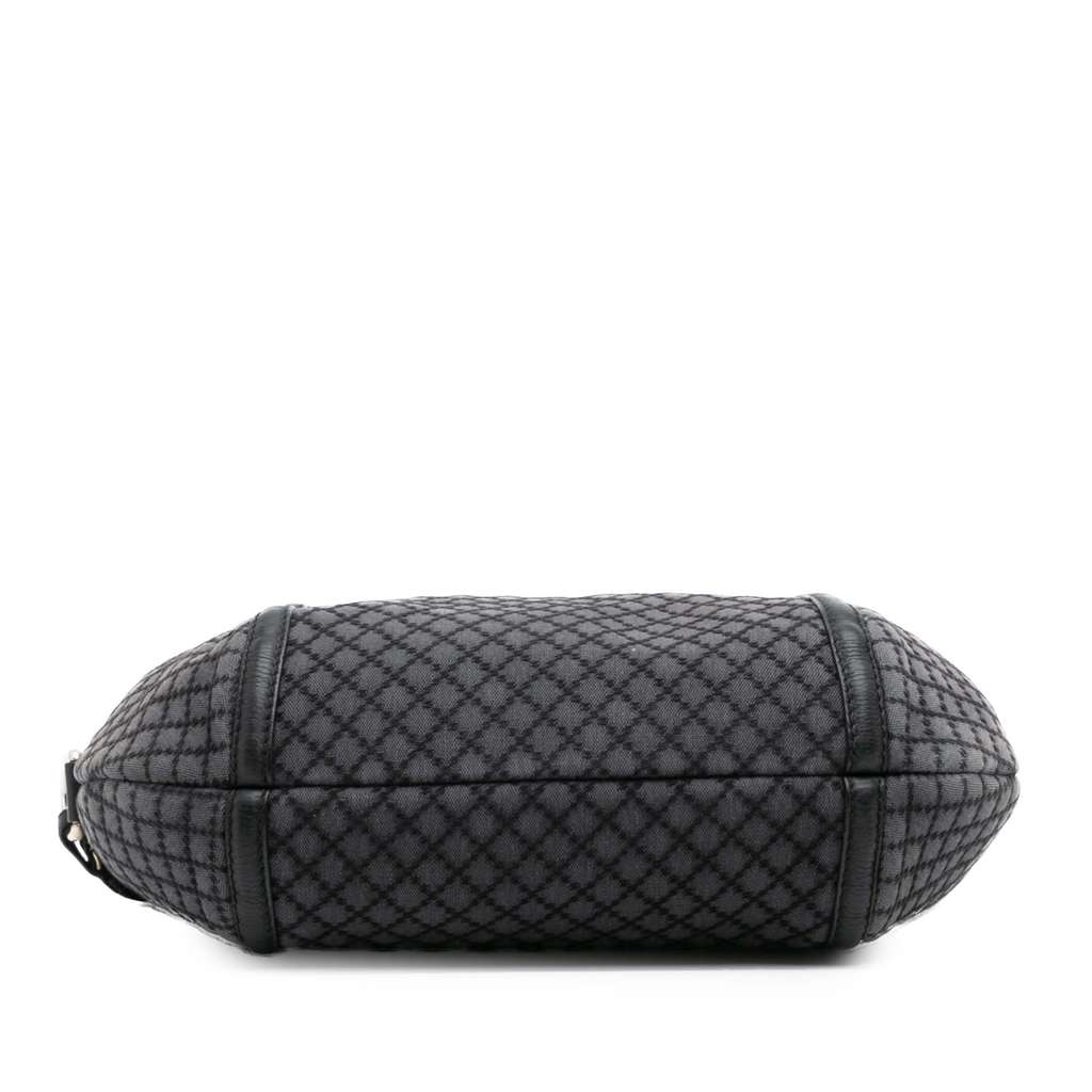 Gucci Medium Diamante Canvas Techno Horsebit Hobo - Image 6