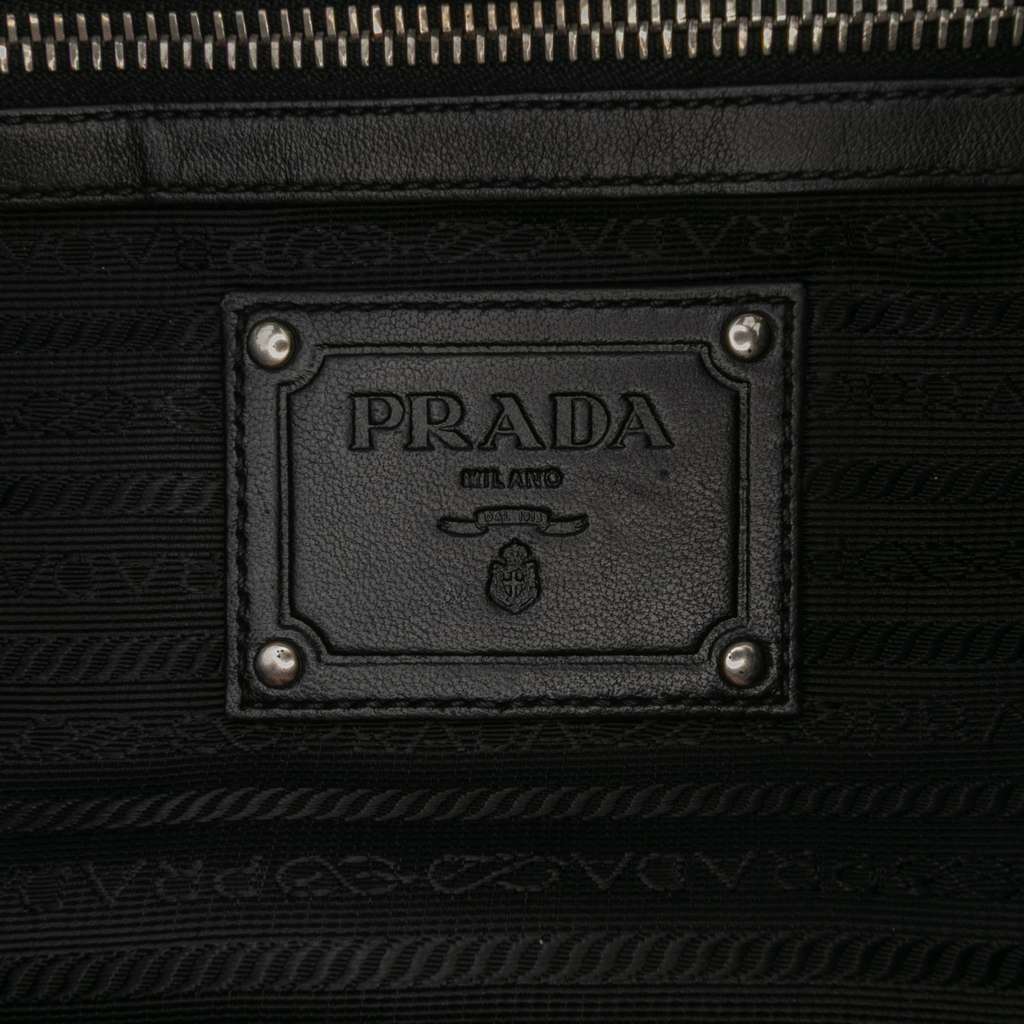 Prada Tessuto Nappa Waves Tote - Side view