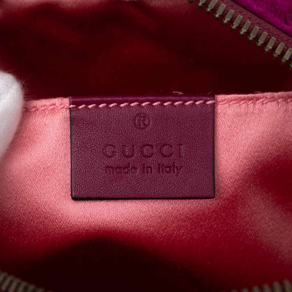 Gucci Small GG Marmont Matelasse Velvet Crossbody - 5