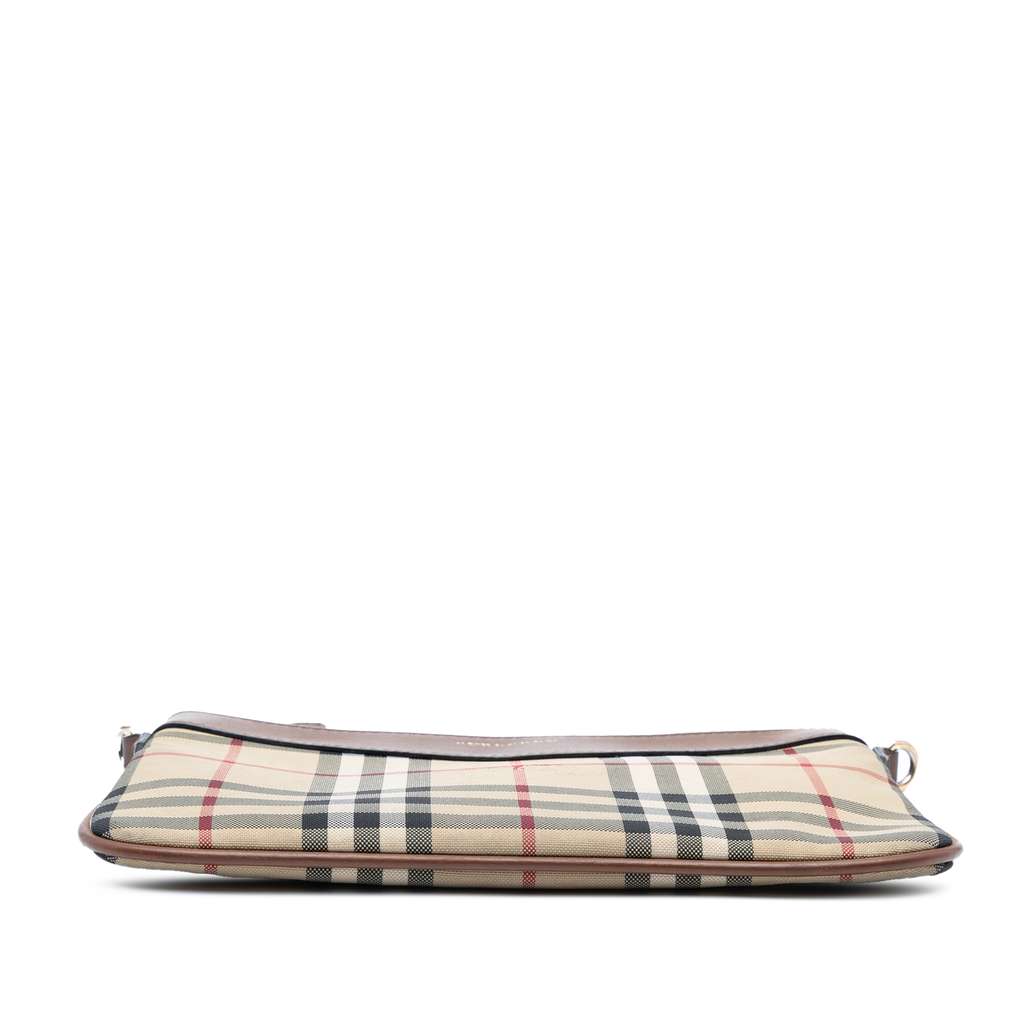 Burberry Haymarket Check Canvas Peyton Crossbody - 3