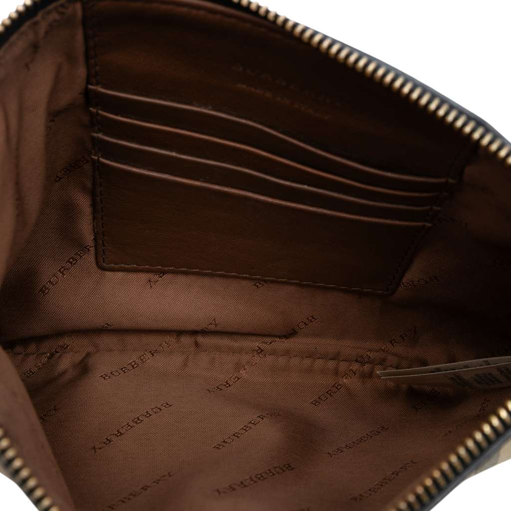 Burberry Haymarket Check Canvas Peyton Crossbody - 4