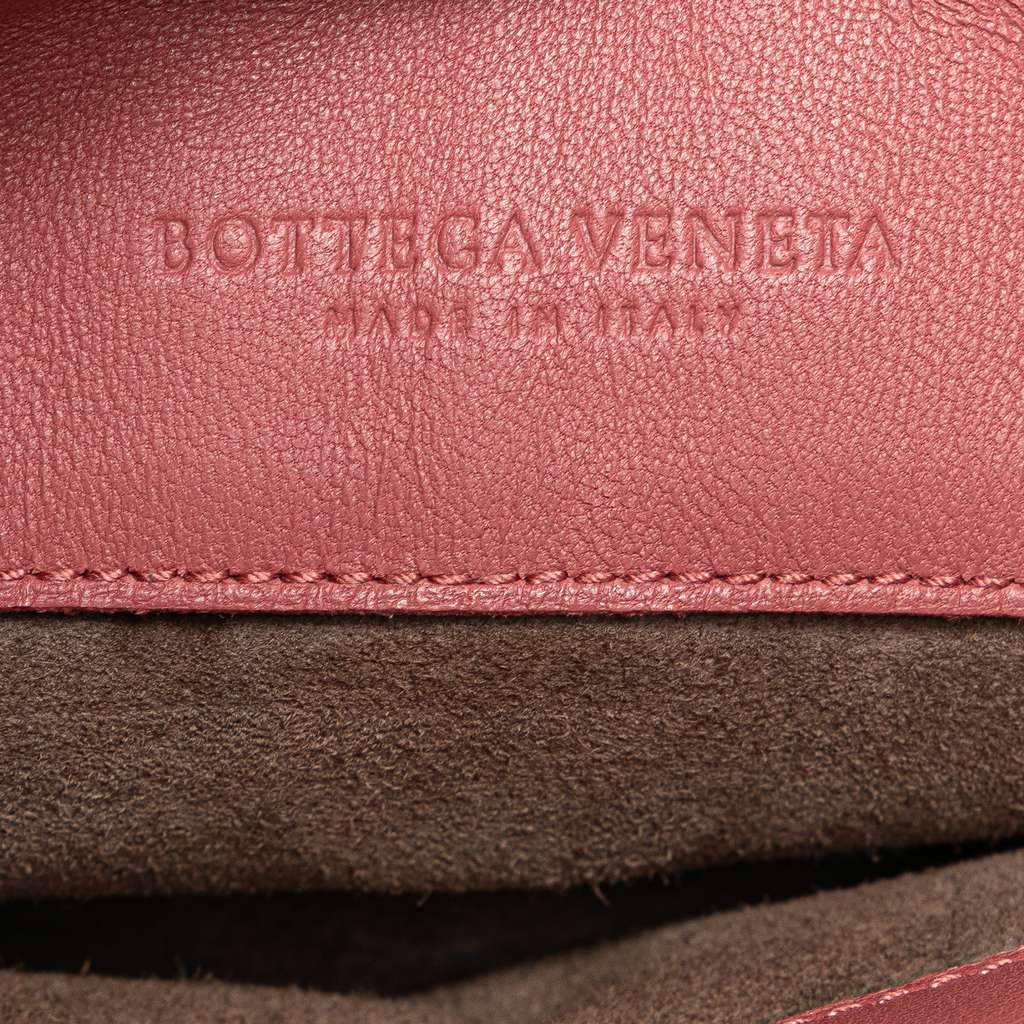 Bottega Veneta Baby Nappa Intrecciato Olimpia Crossbody - Side view