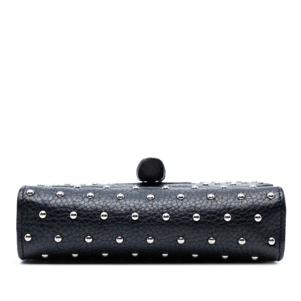 Gucci Small Leather Studded Miss Bamboo Crossbody - Image 6