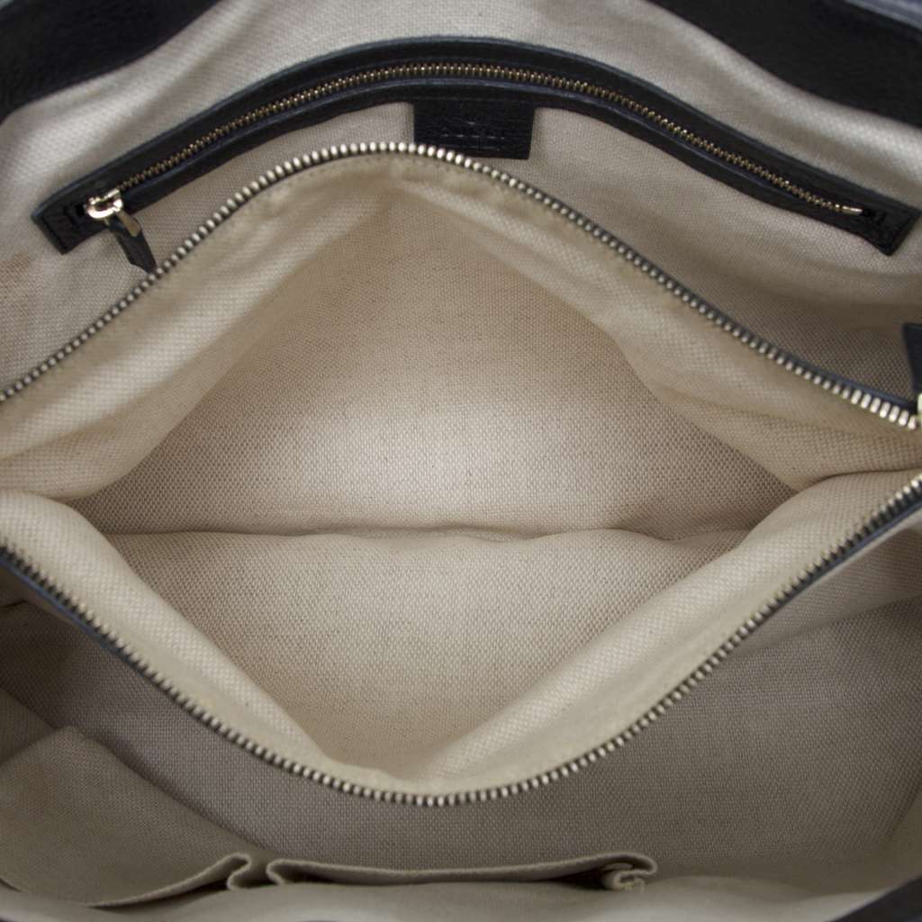 Gucci Medium Leather Soho Working Satchel - 4