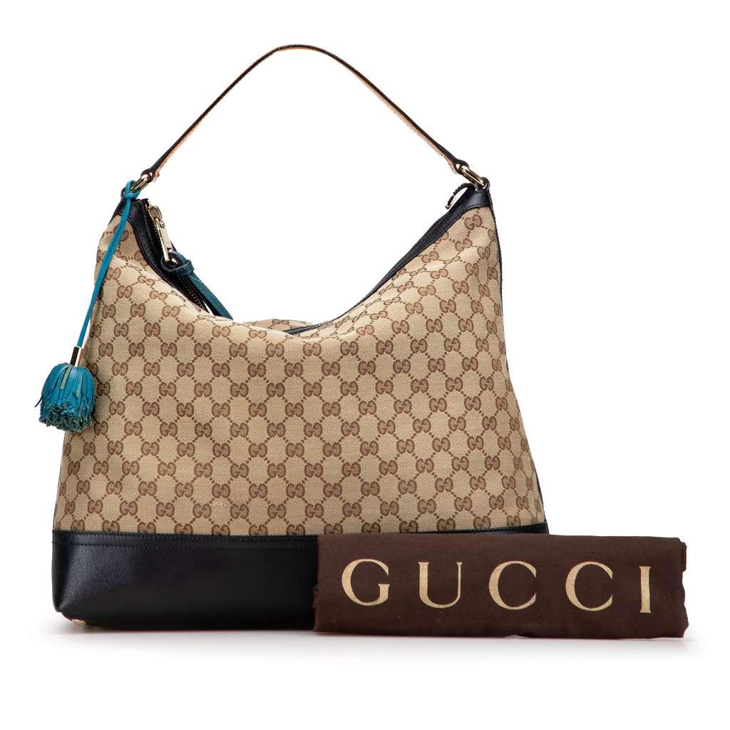 Gucci GG Canvas Cheer Hobo - Image 13