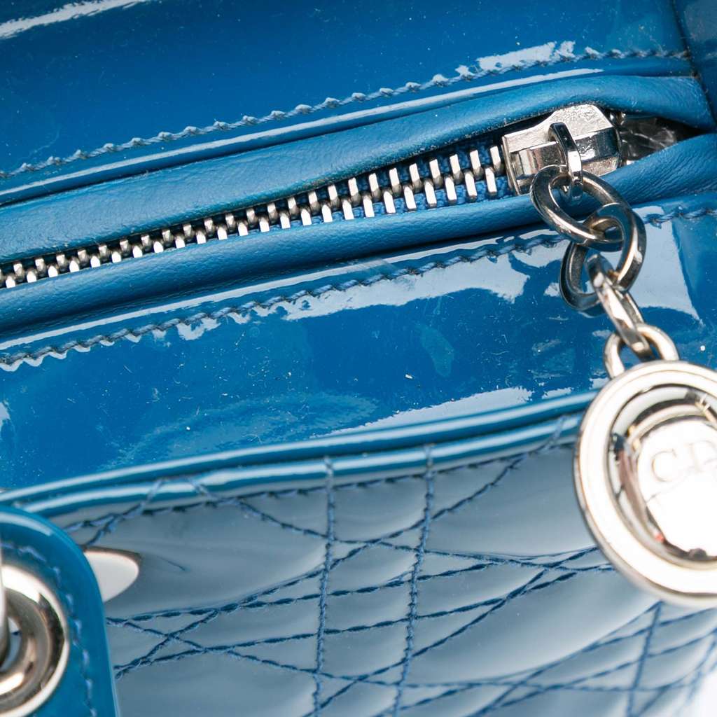 Dior Large Patent Cannage Lady Dior - Detail 2