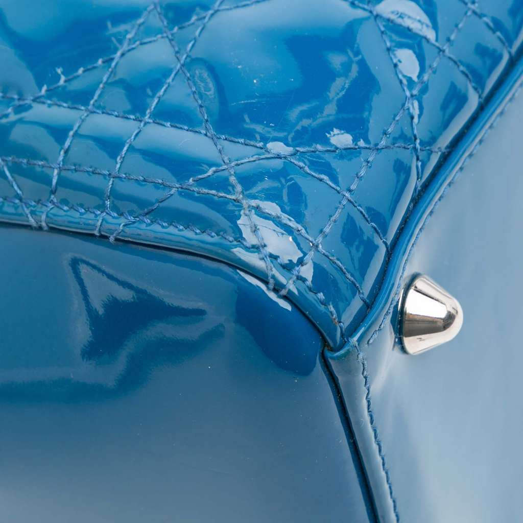 Dior Large Patent Cannage Lady Dior - Image 10