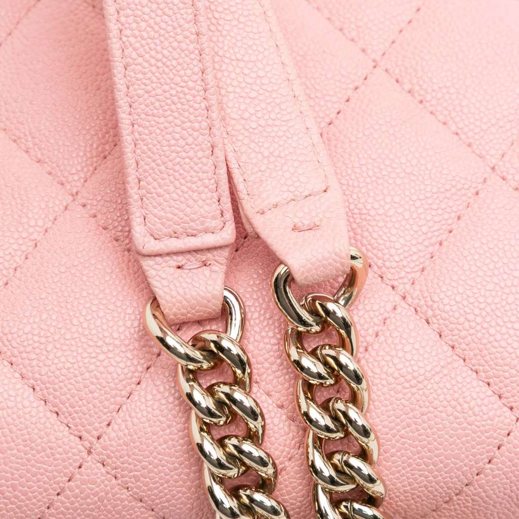 Chanel Quilted Caviar Boy Wallet on Chain - Detail 1