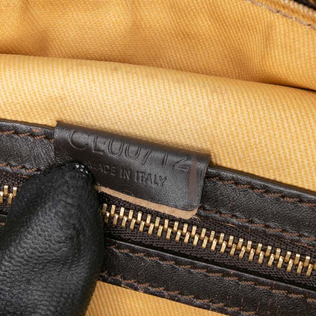 Celine C Macadam Canvas Shoulder Bag - Side view