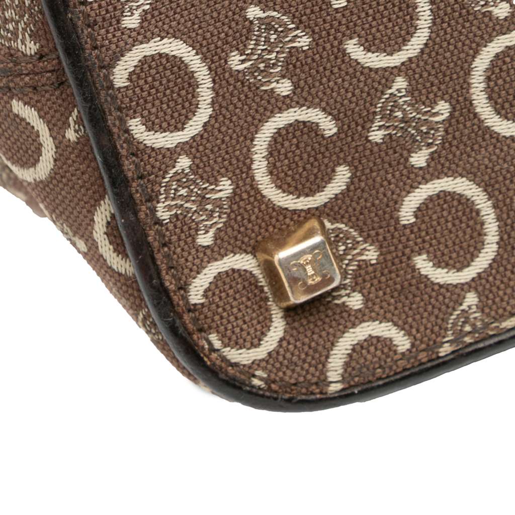 Celine C Macadam Canvas Shoulder Bag - Image 10