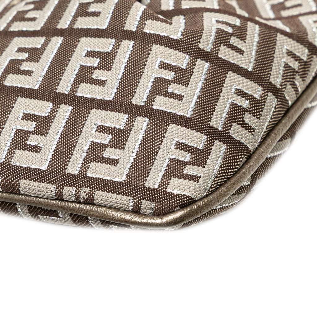 Fendi Zucchino Canvas Chain Pochette - Detail 2