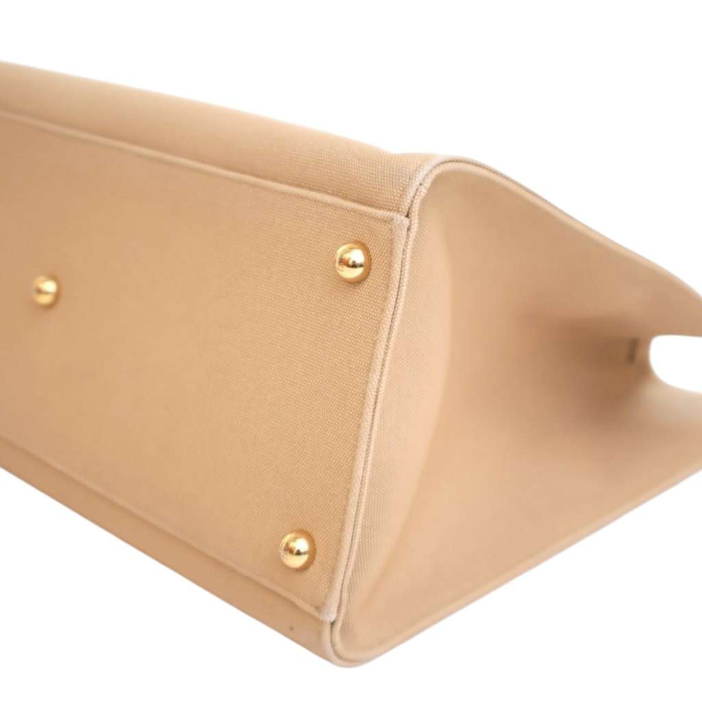 Fendi Medium Canvas Sunshine Shopper Tote - Image 12