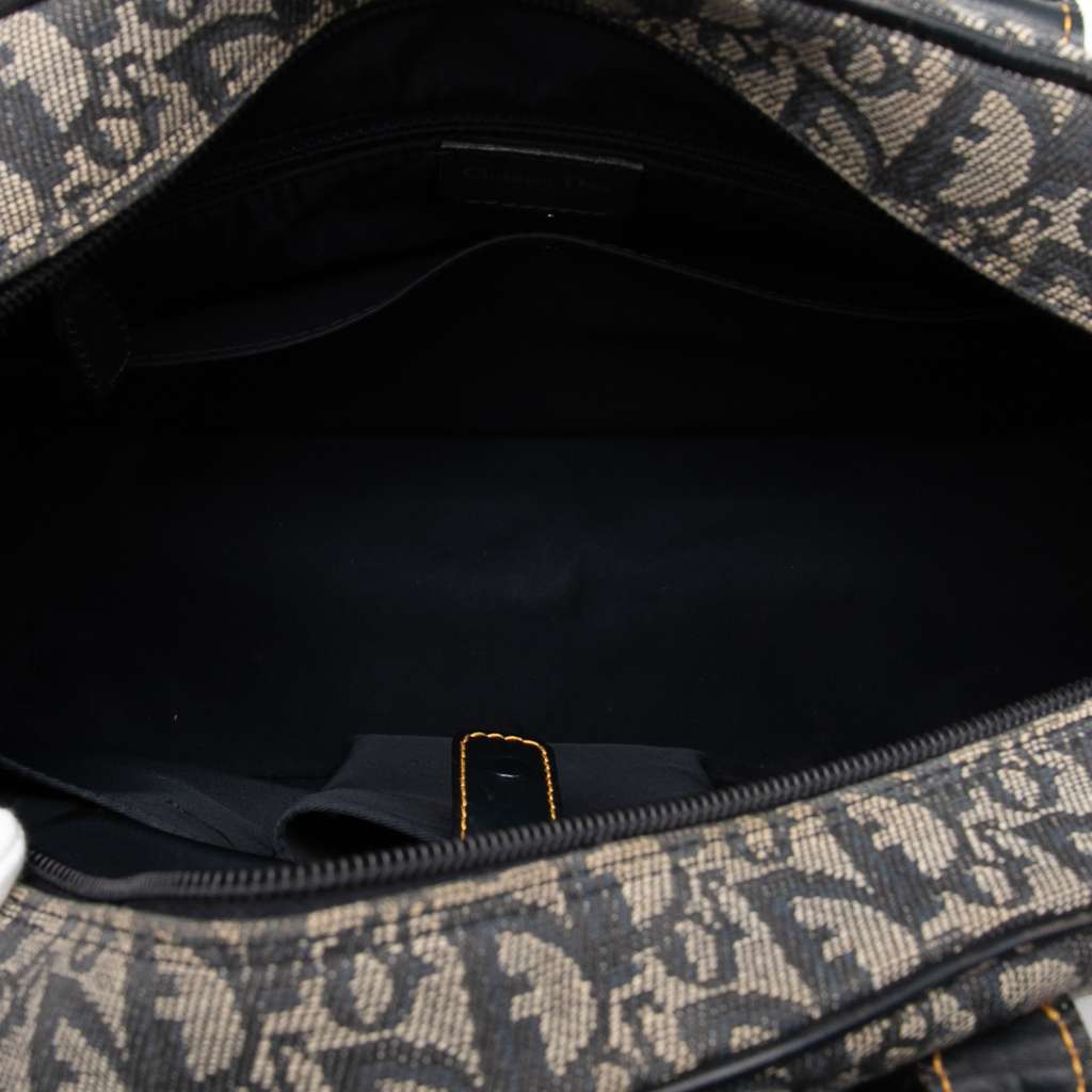 Dior Diorissimo Canvas Double Saddle Bowler Bag - 4