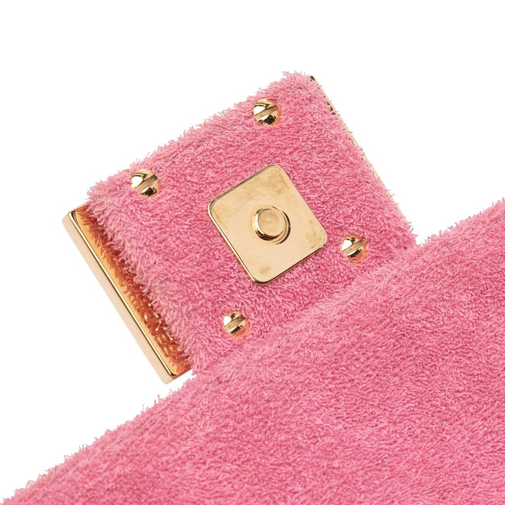 Fendi Embossed Terry Cloth FF 1974 Convertible Belt Baguette - Detail 2
