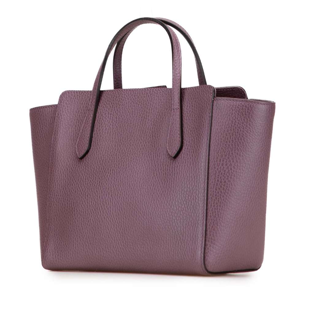 Gucci Mini Leather Swing Handbag - Back view