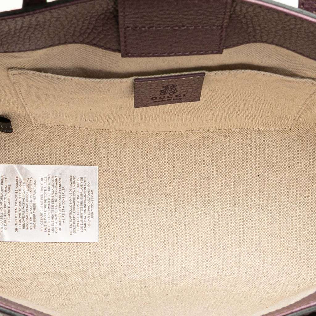 Gucci Mini Leather Swing Handbag - 4