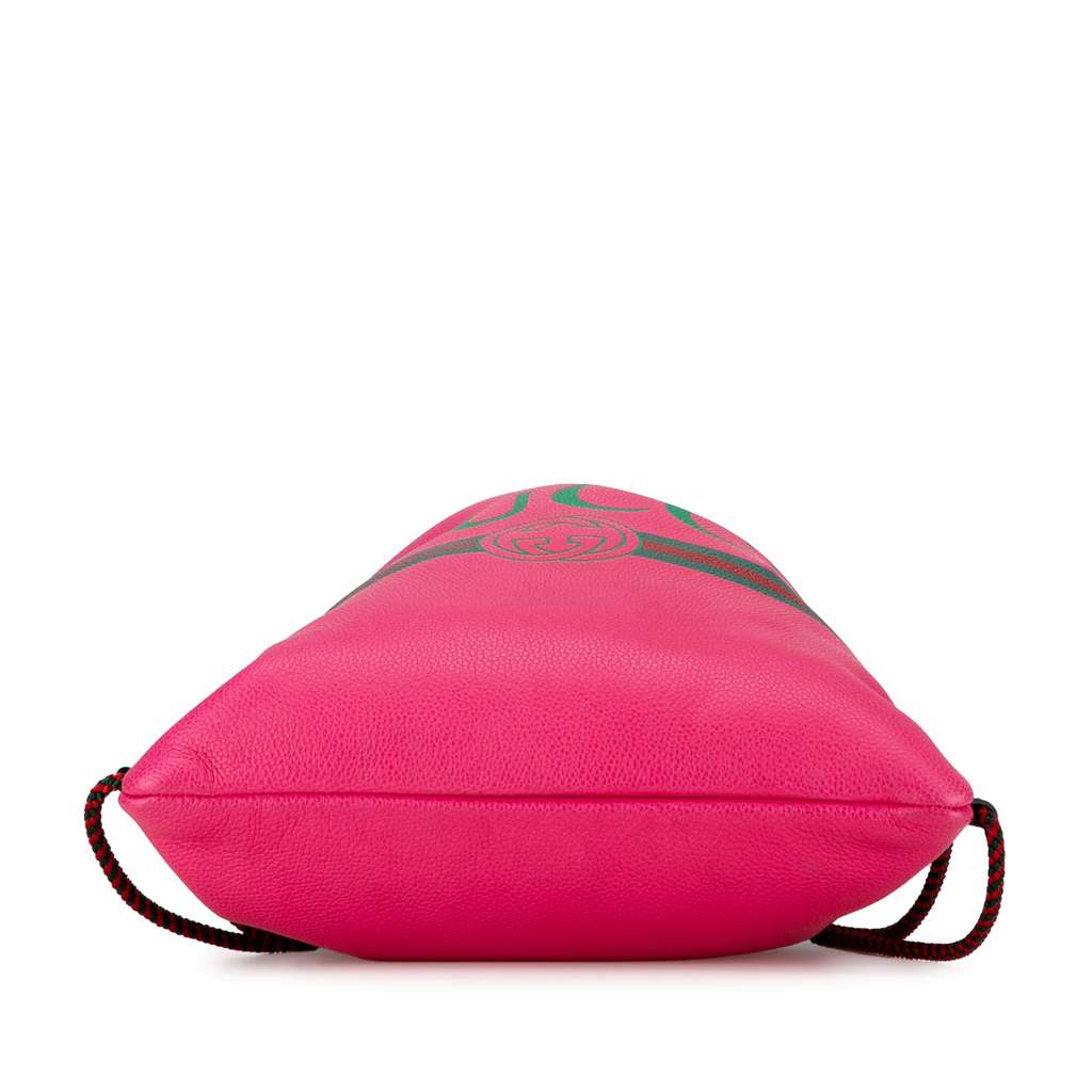Gucci Logo Drawstring Backpack - 4