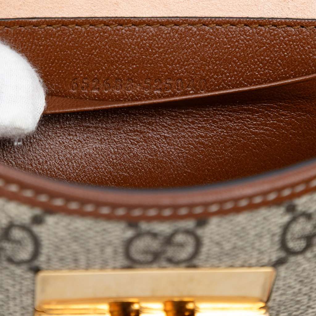 Gucci Mini GG Supreme Padlock Satchel - Detail 1