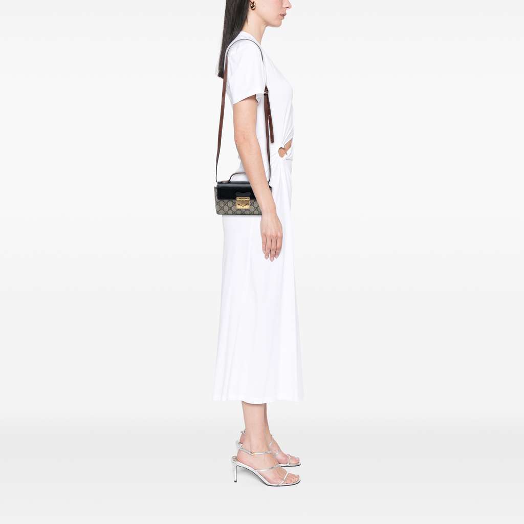 Gucci Mini GG Supreme Padlock Satchel - Detail 2