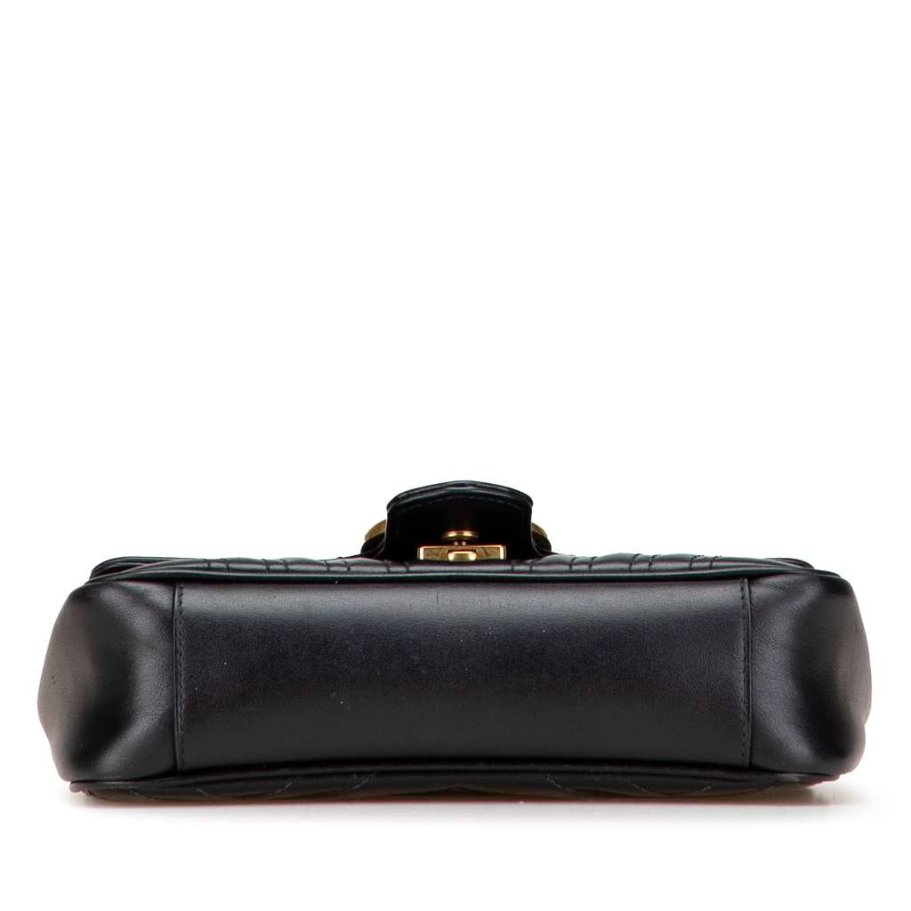 Gucci Small GG Marmont Matelasse Leather Shoulder Bag - 3