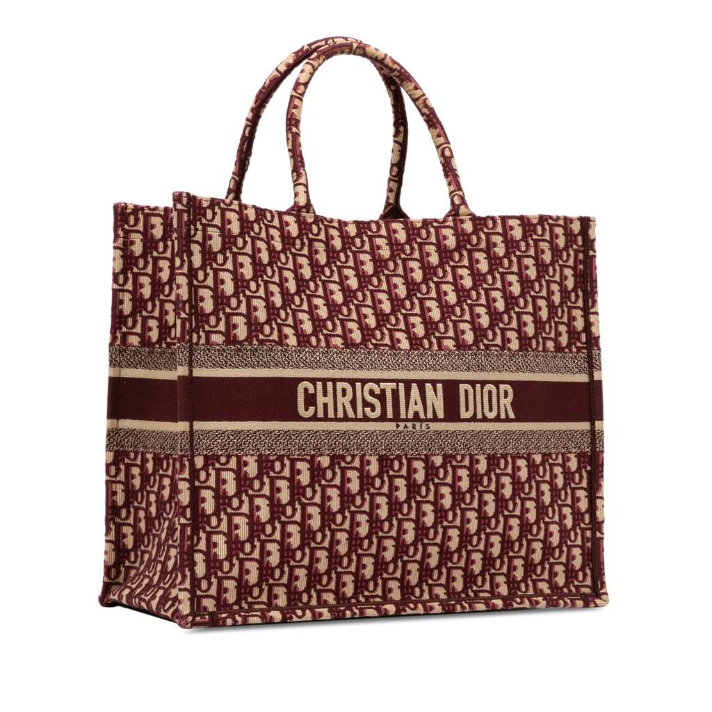 Dior Large Oblique Canvas Book Tote - 2