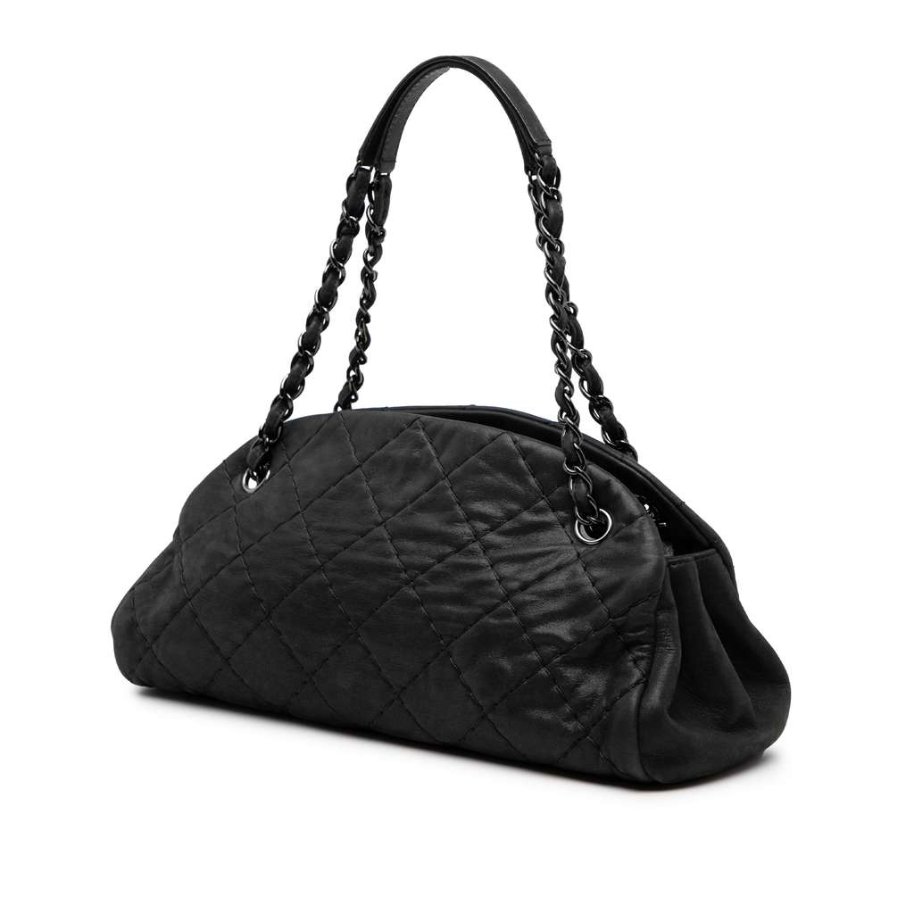 Chanel Medium Iridescent Calfskin Just Mademoiselle Bowling Bag - 2