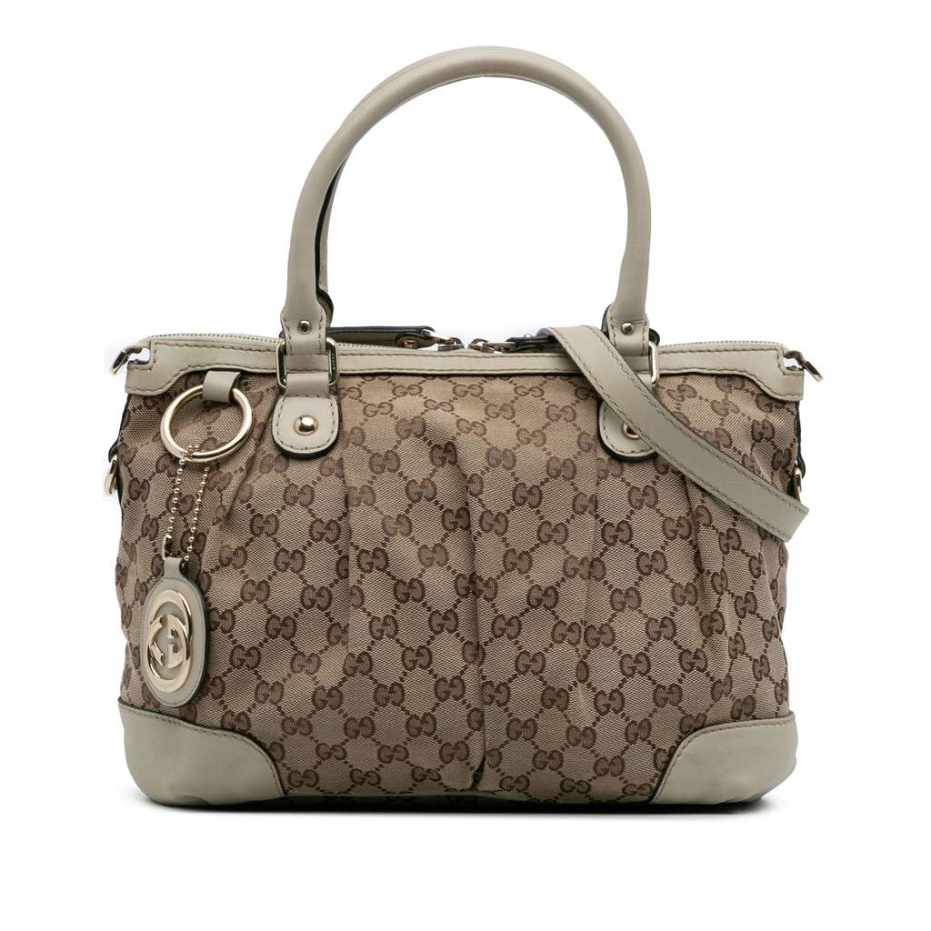 Gucci GG Canvas Sukey Satchel