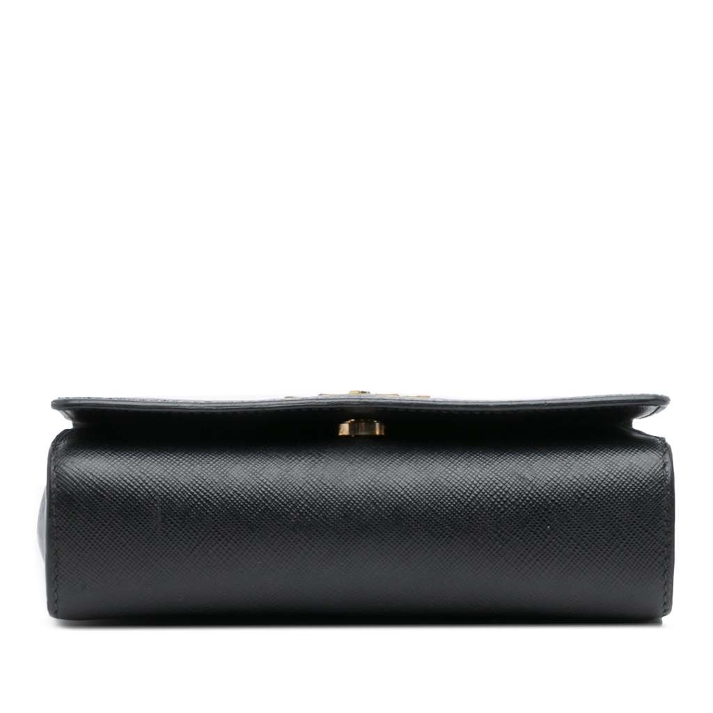 Prada Saffiano Chain Crossbody - Image 6