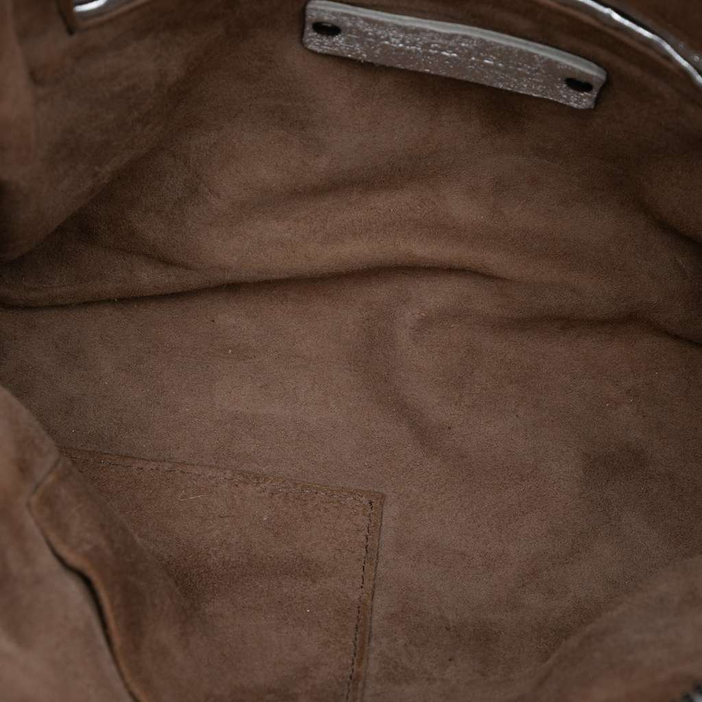 Bottega Veneta Metallic Nappa Intrecciato Nodini Crossbody - 4