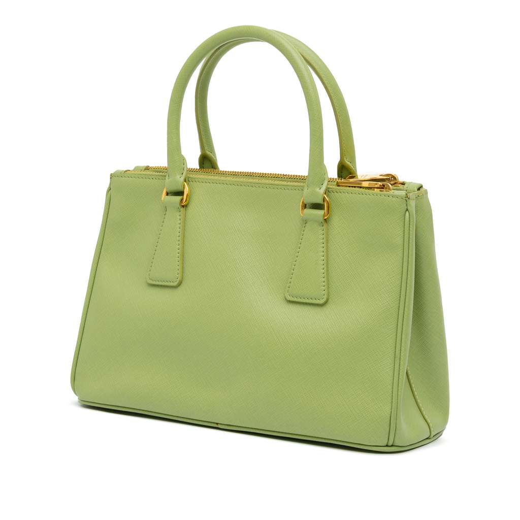 Prada Mini Saffiano Lux Galleria Double Zip Satchel - 2